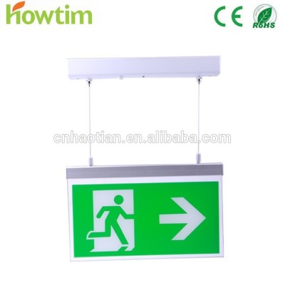 Rechargeable exit led emergency light with good price and CE ROHS approval